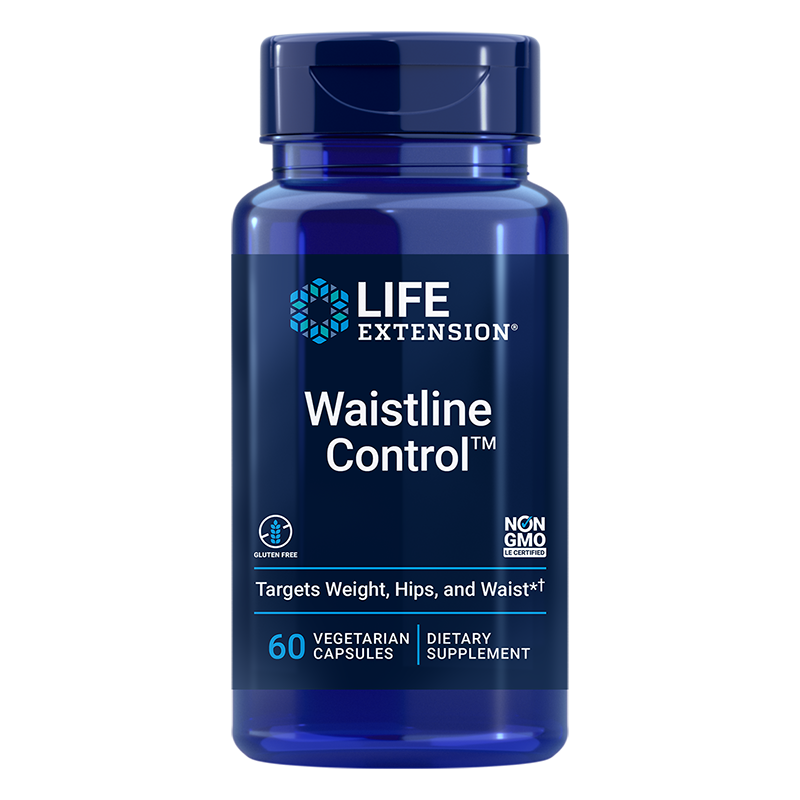 Waistline Control, 60 vegetarian capsules with Meratrim® to help reduce weight, hips, and waist size, supplement facts